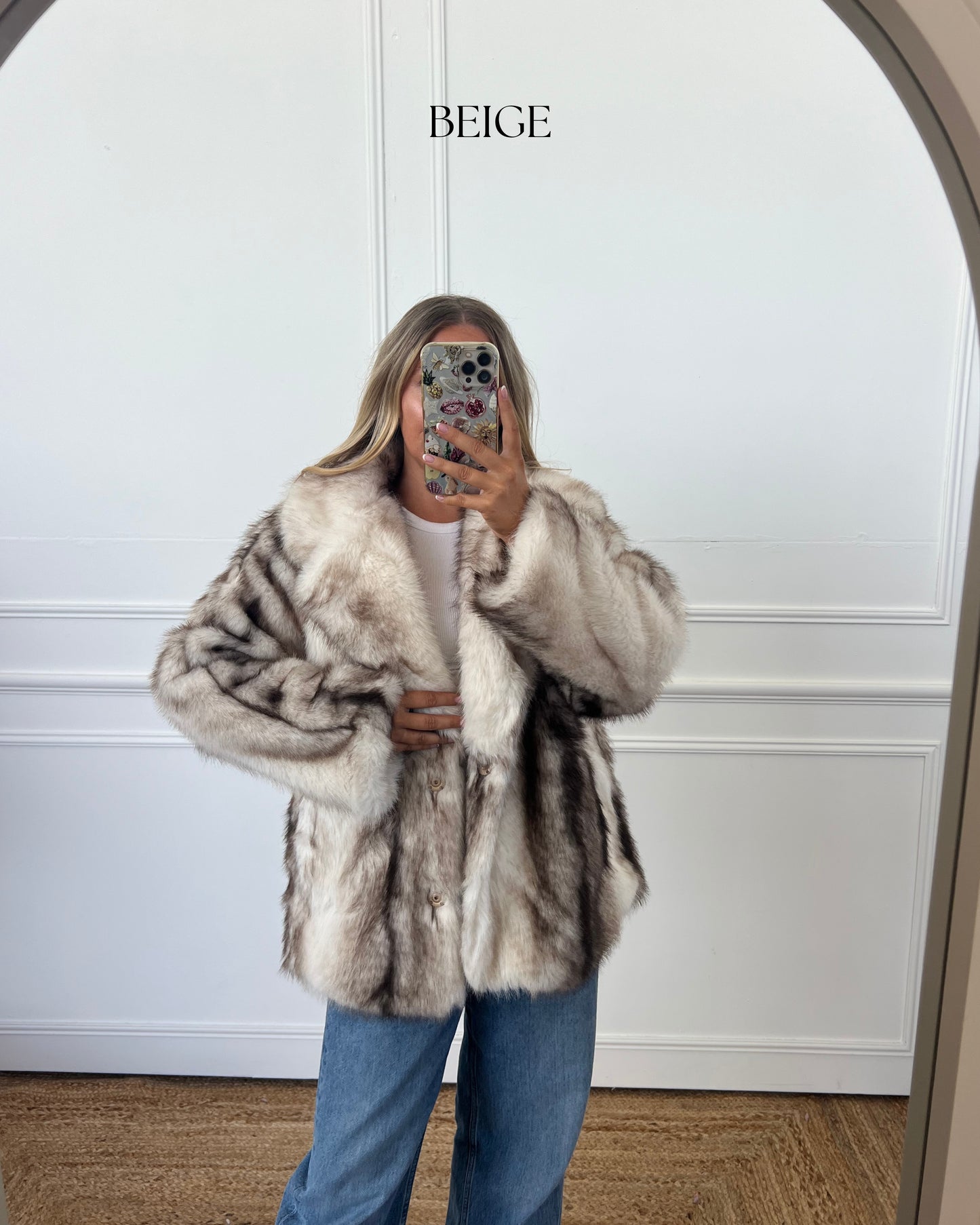 VINTAGE STYLE FAUX FUR