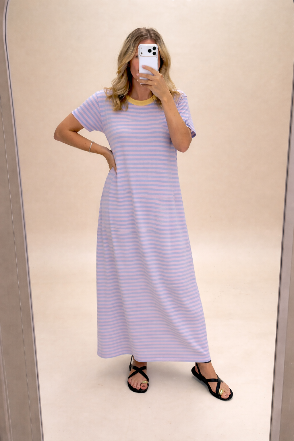 Stripe T-Shirt Dress