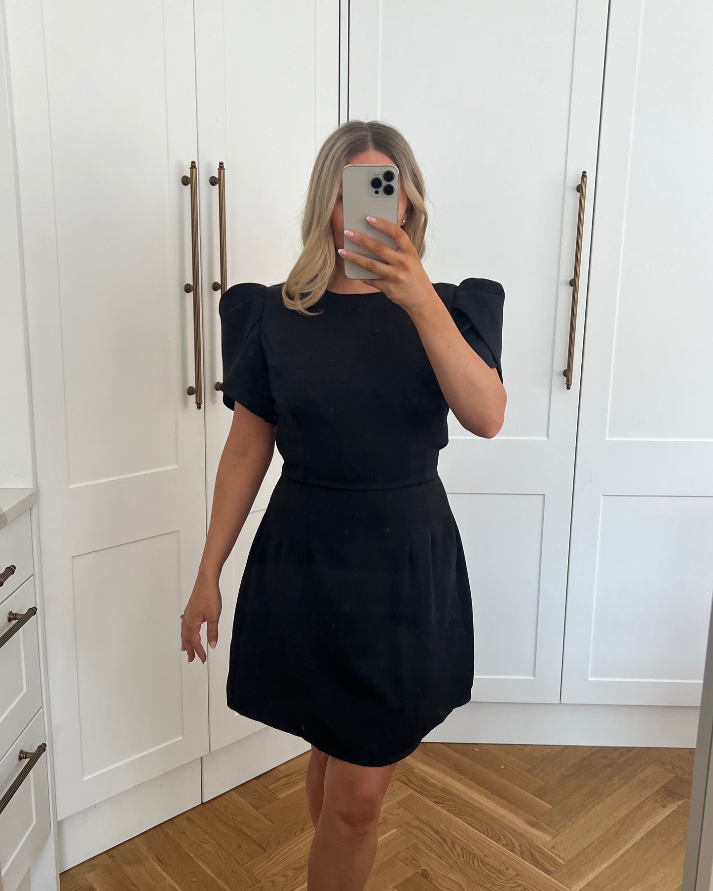 CUT OUT BOW BACK TAILORED MINI DRESS