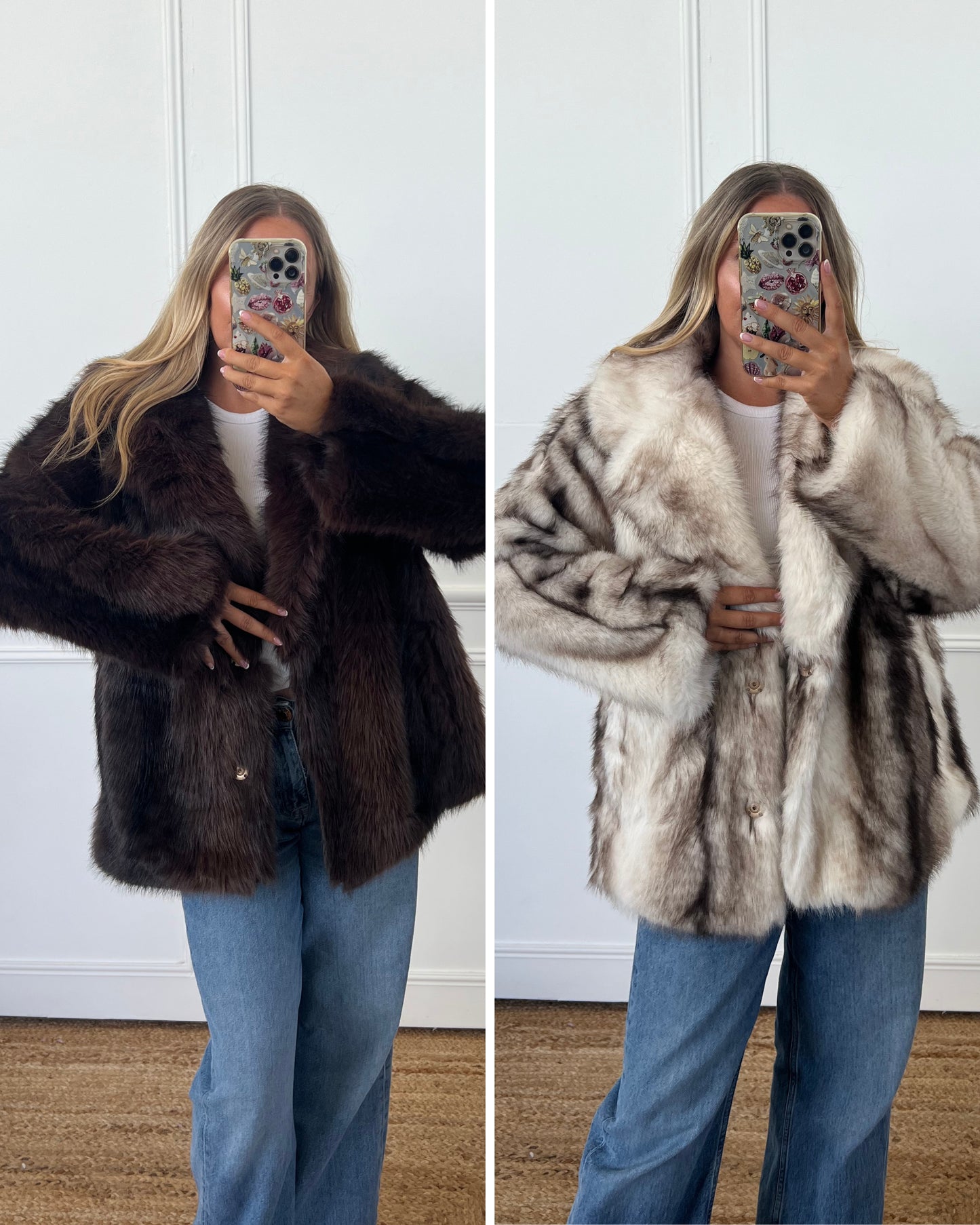 VINTAGE STYLE FAUX FUR
