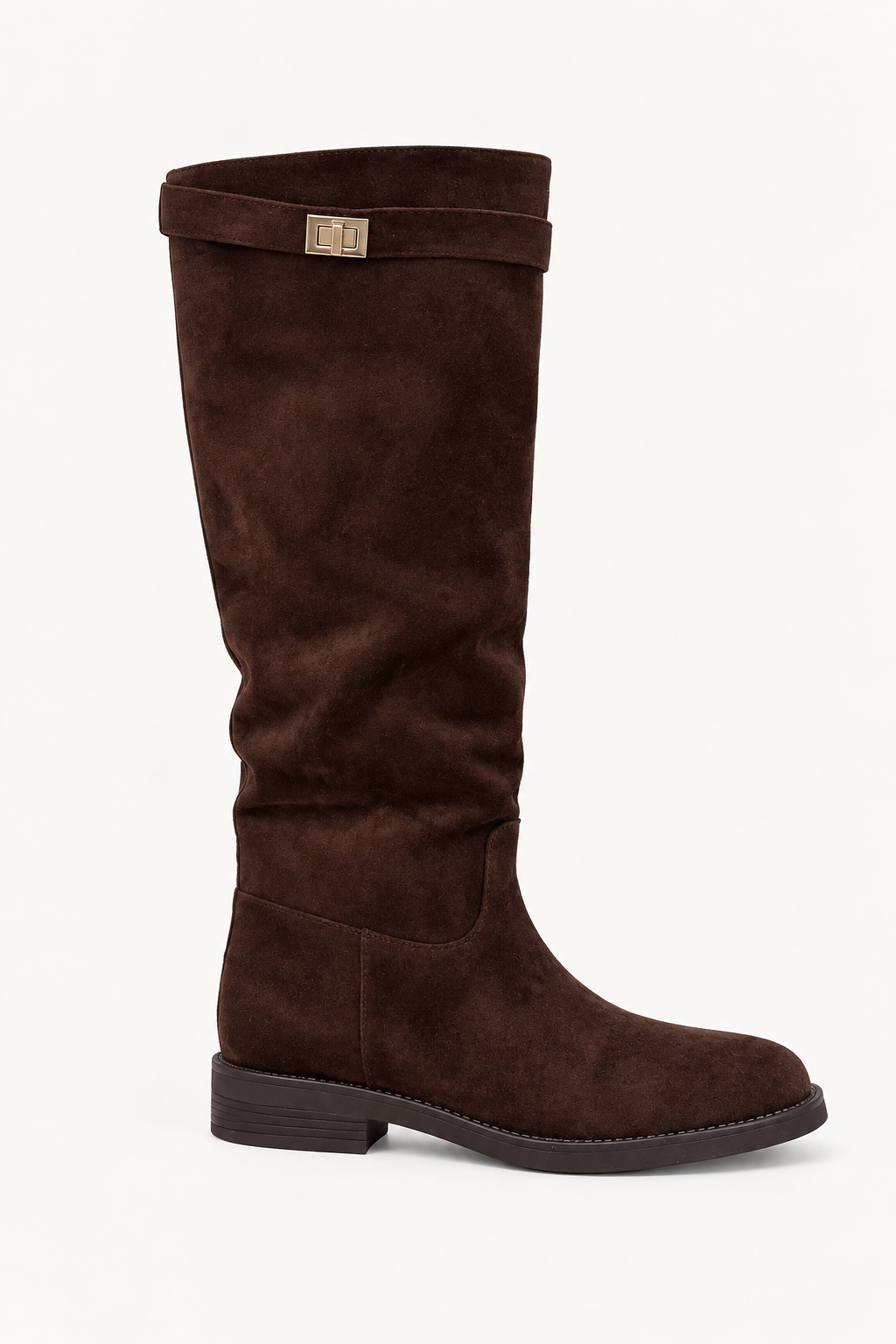 SUEDE KNEE BOOTS