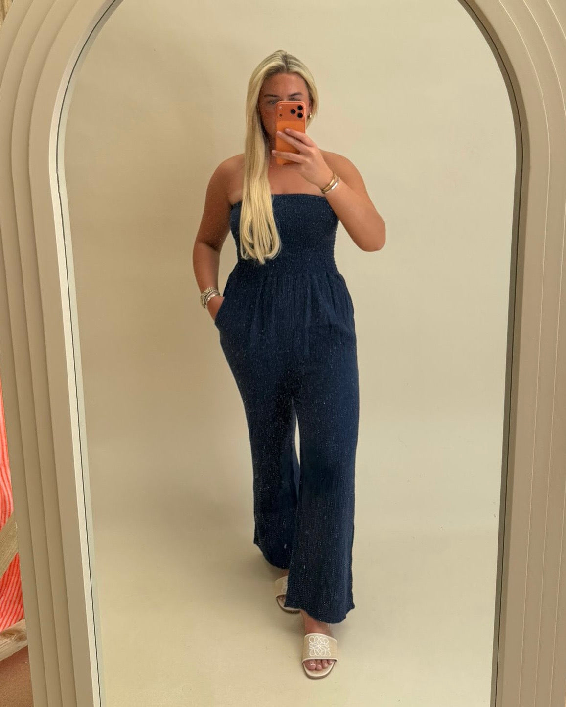 BANDEAU JUMPSUIT 100% COTTON