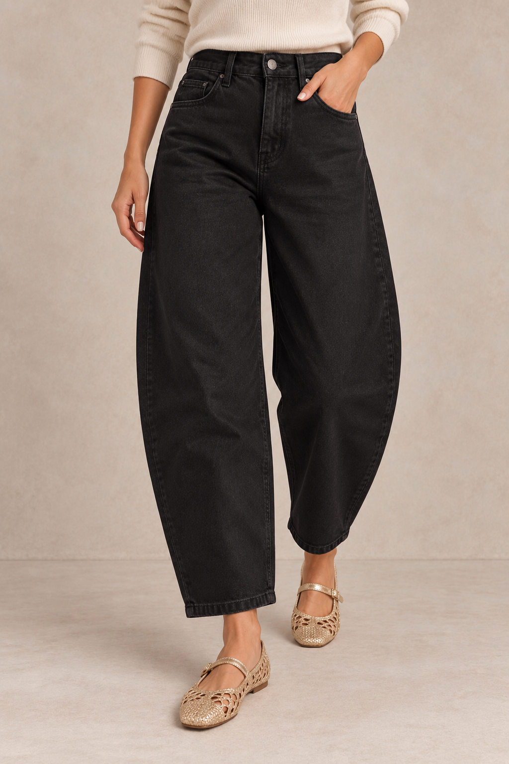 BALLOON DENIM JEANS