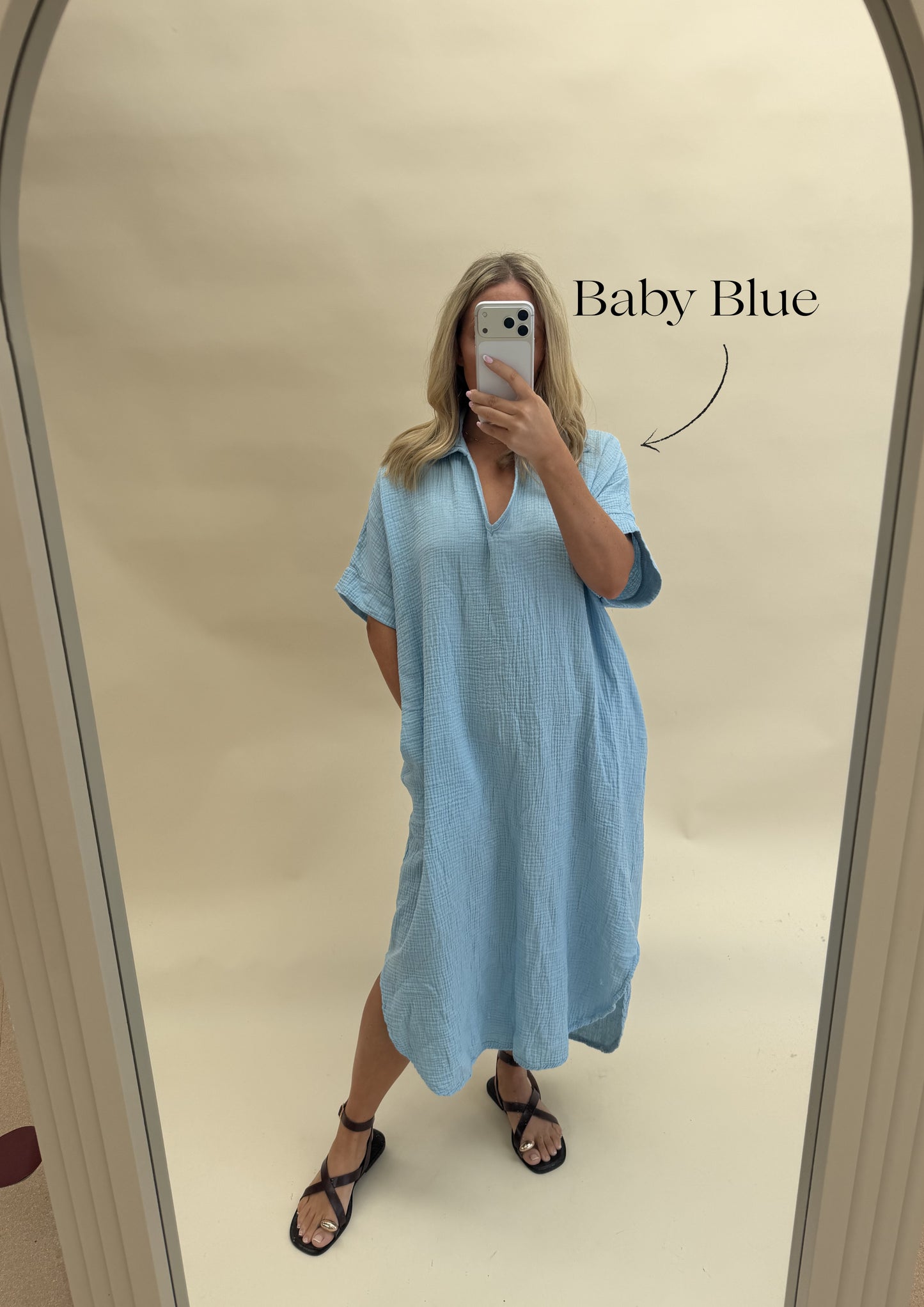 Kaftan Inspired Cotton Dress