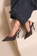 Suede Court Shoes