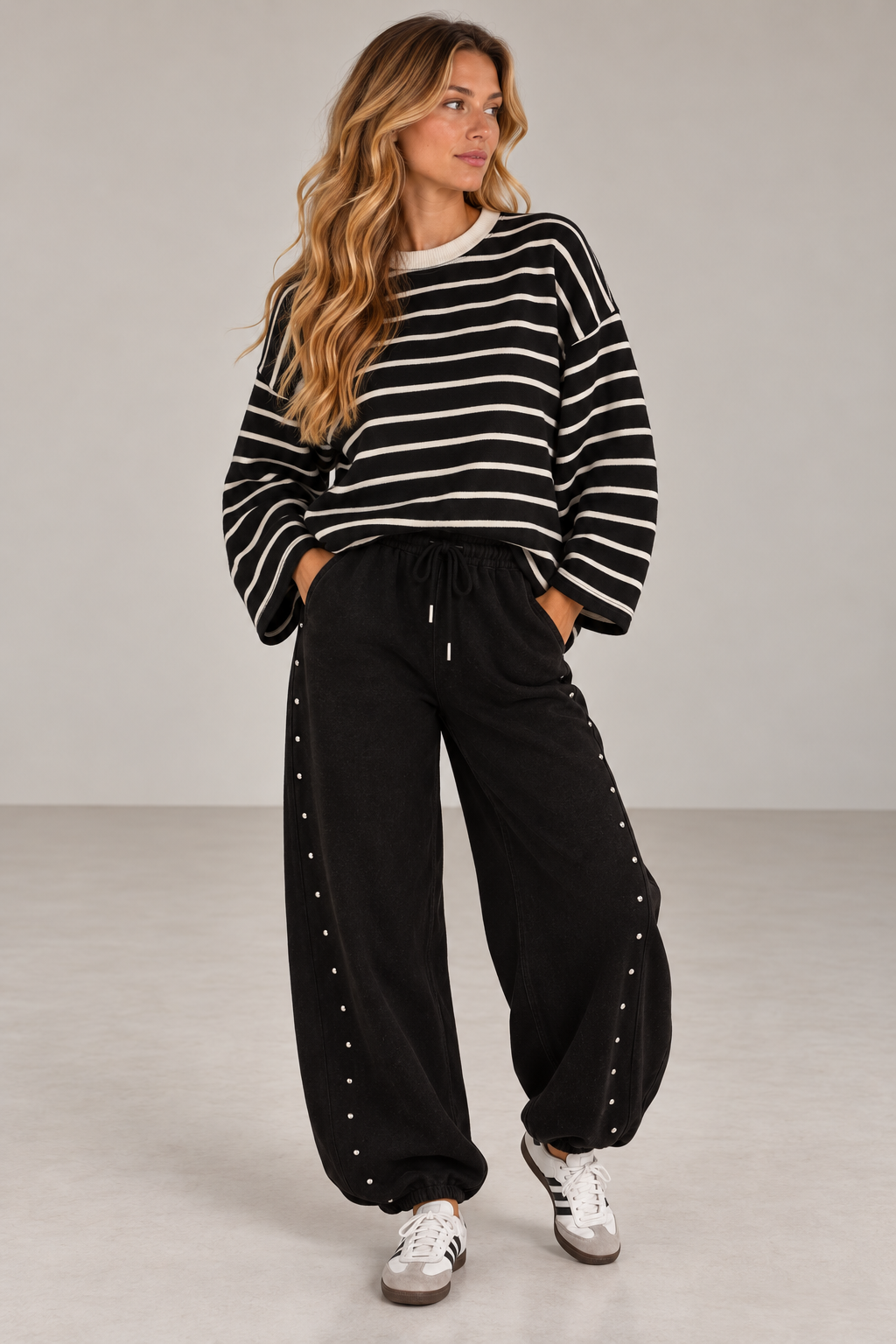 Studded Detail Joggers
