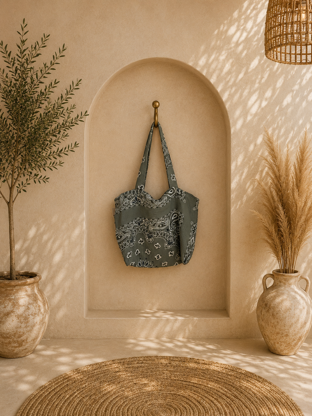 BANDANA COTTON TOTE BAG