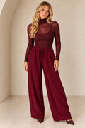 Shimmer Wide Leg Trousers