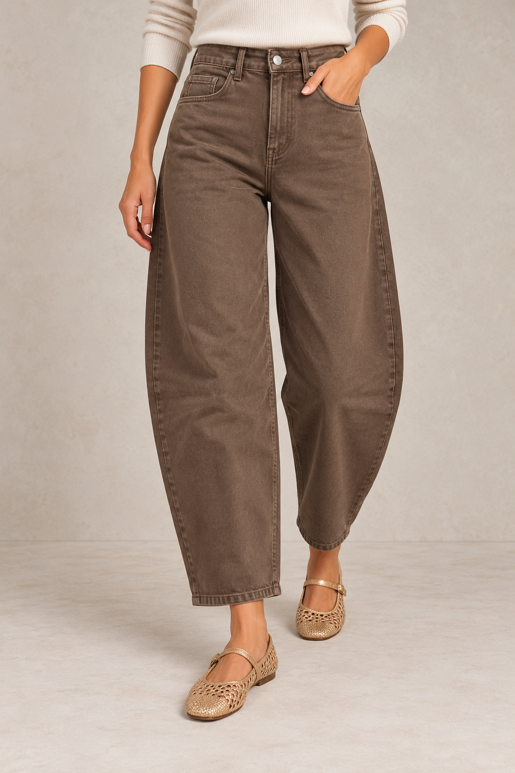 BALLOON DENIM JEANS