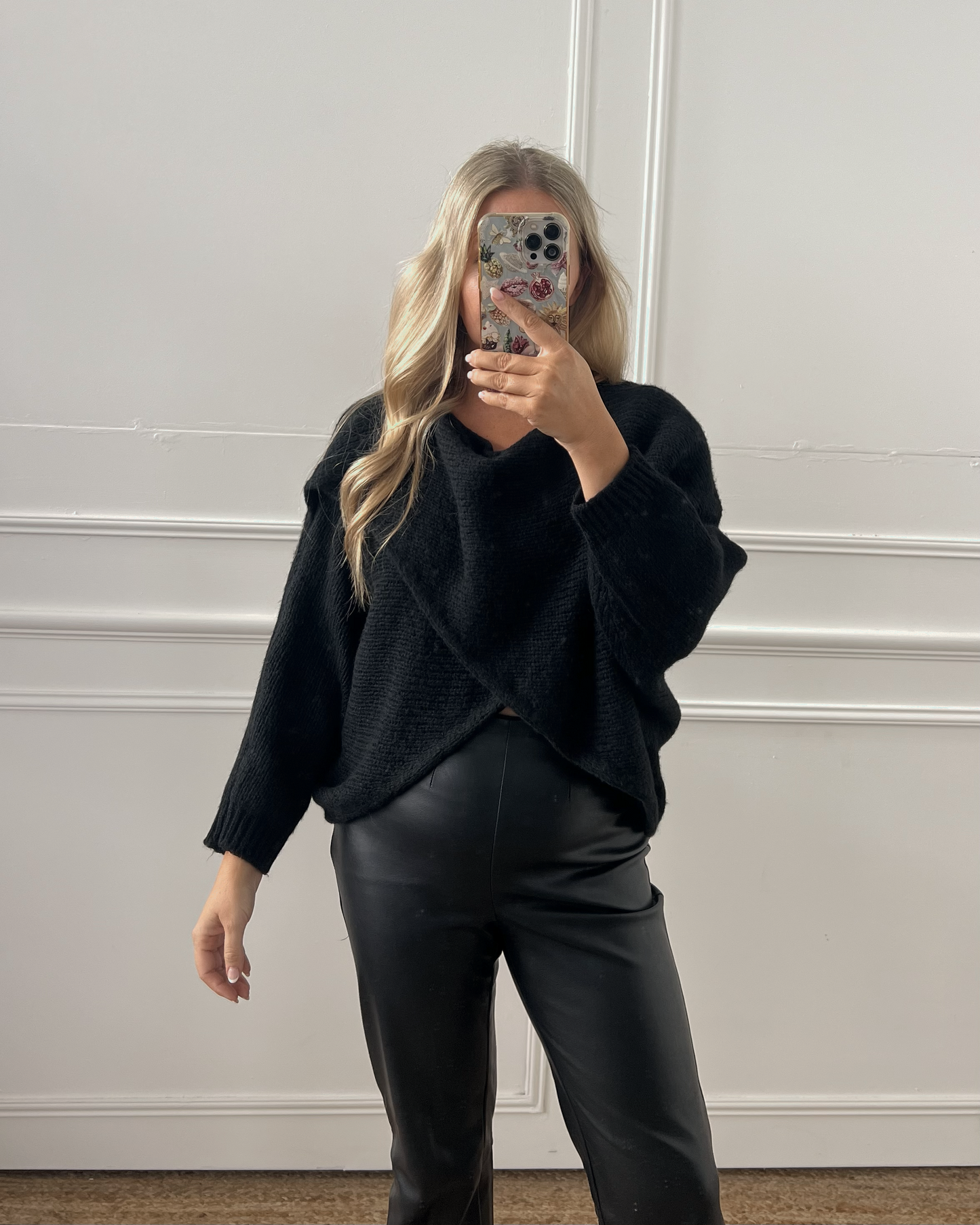 CROSSOVER WOOL BLEND JUMPER