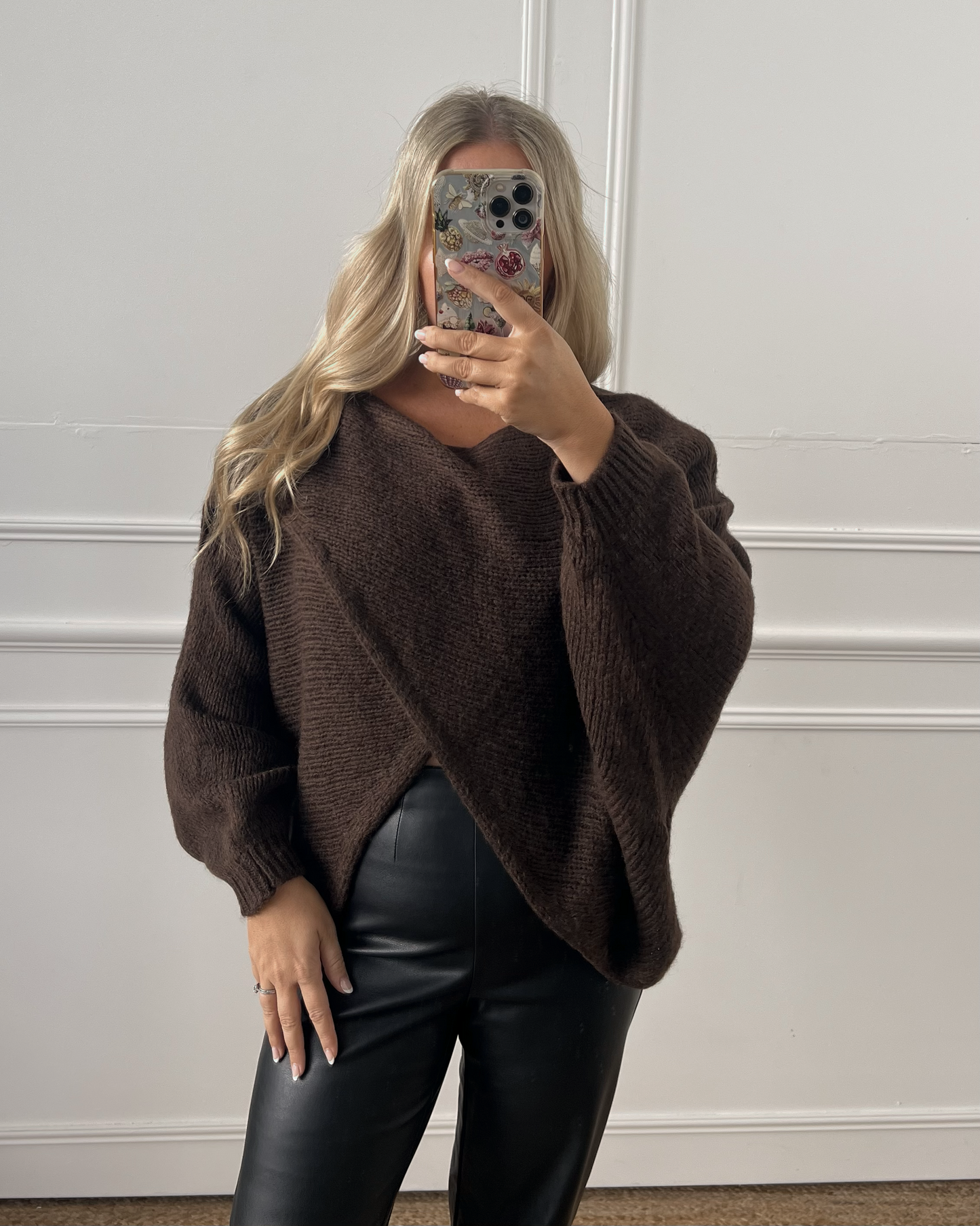 CROSSOVER WOOL BLEND JUMPER