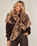 Bambi/Fawn Faux Fur Shawl