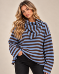 Clara Striped Jumper with Matching Scarf
