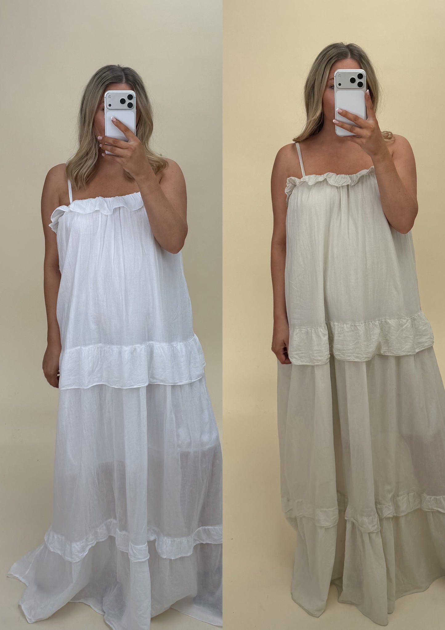 COTTON MAXI DRESS