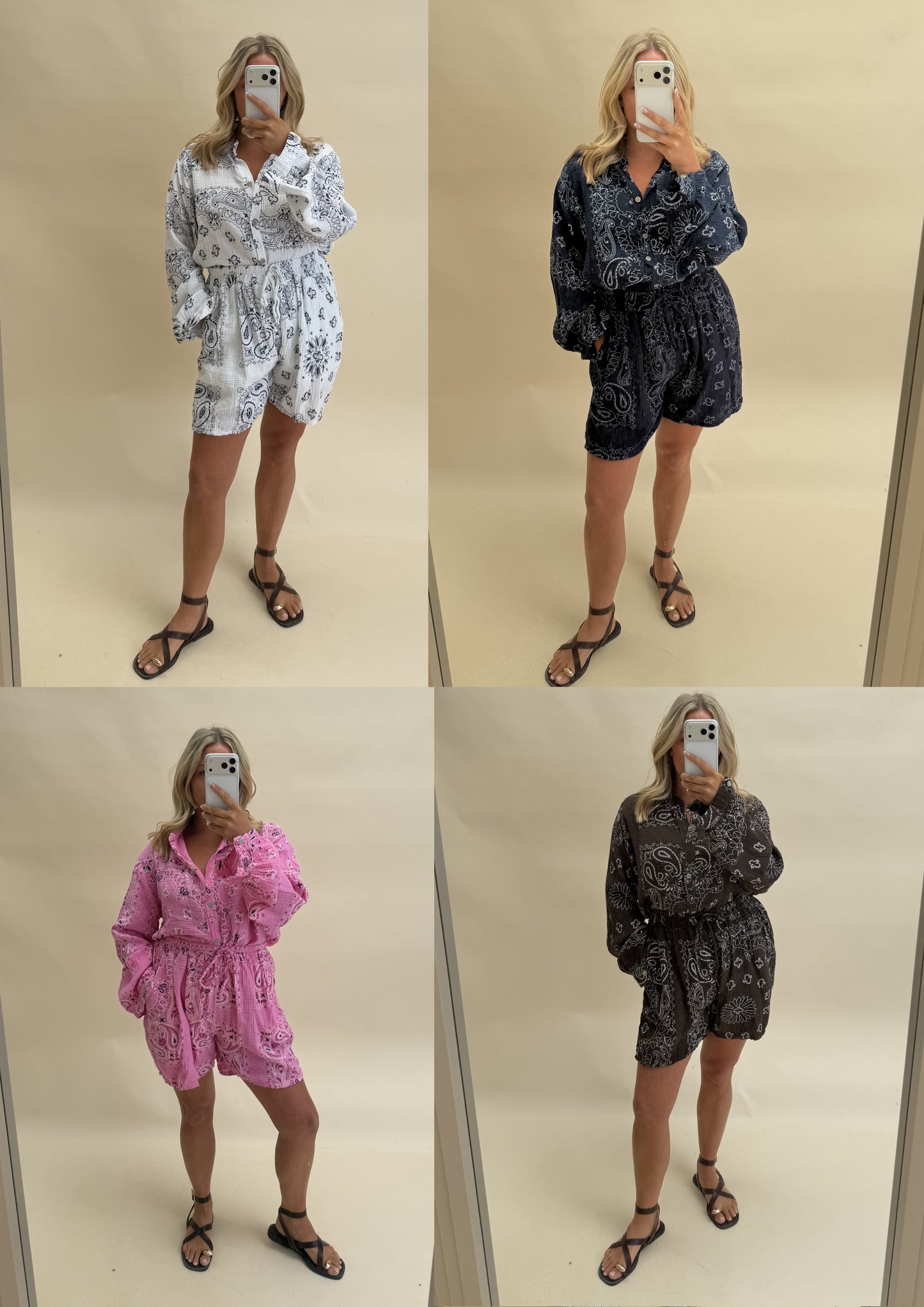 Bandana Short & Shirt Set
