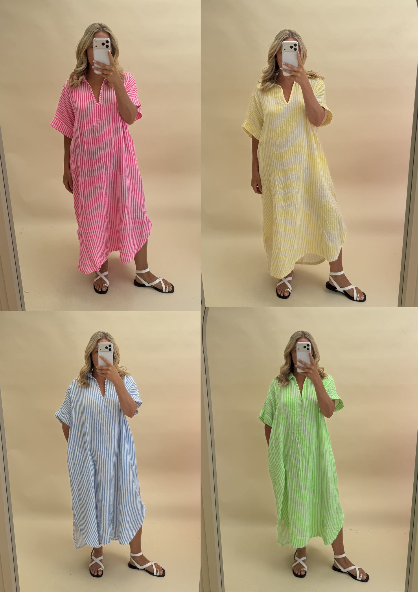 Kaftan Inspired Cotton Dress