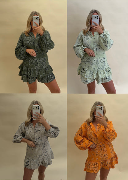 BANDANA SHORT CO-ORD