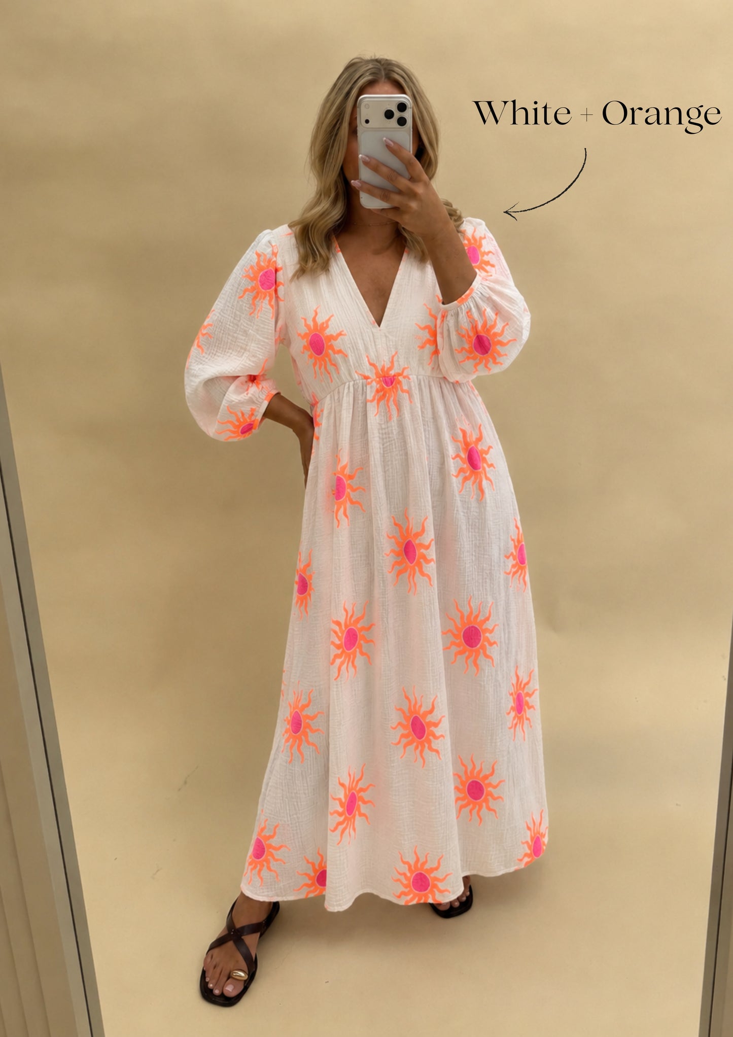 SUMMER SOLSTICE WITH SLEEVES 100% COTTON