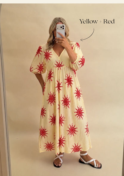 SUMMER SOLSTICE WITH SLEEVES 100% COTTON