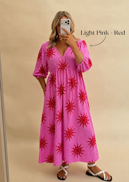SUMMER SOLSTICE WITH SLEEVES 100% COTTON