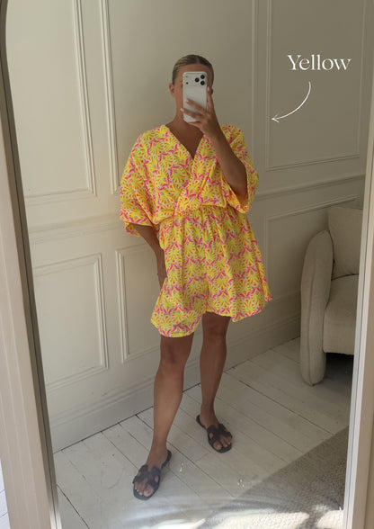 PAISLEY FLOATY PLAYSUIT