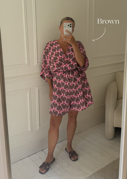 PAISLEY FLOATY PLAYSUIT