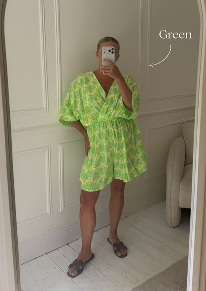 PAISLEY FLOATY PLAYSUIT