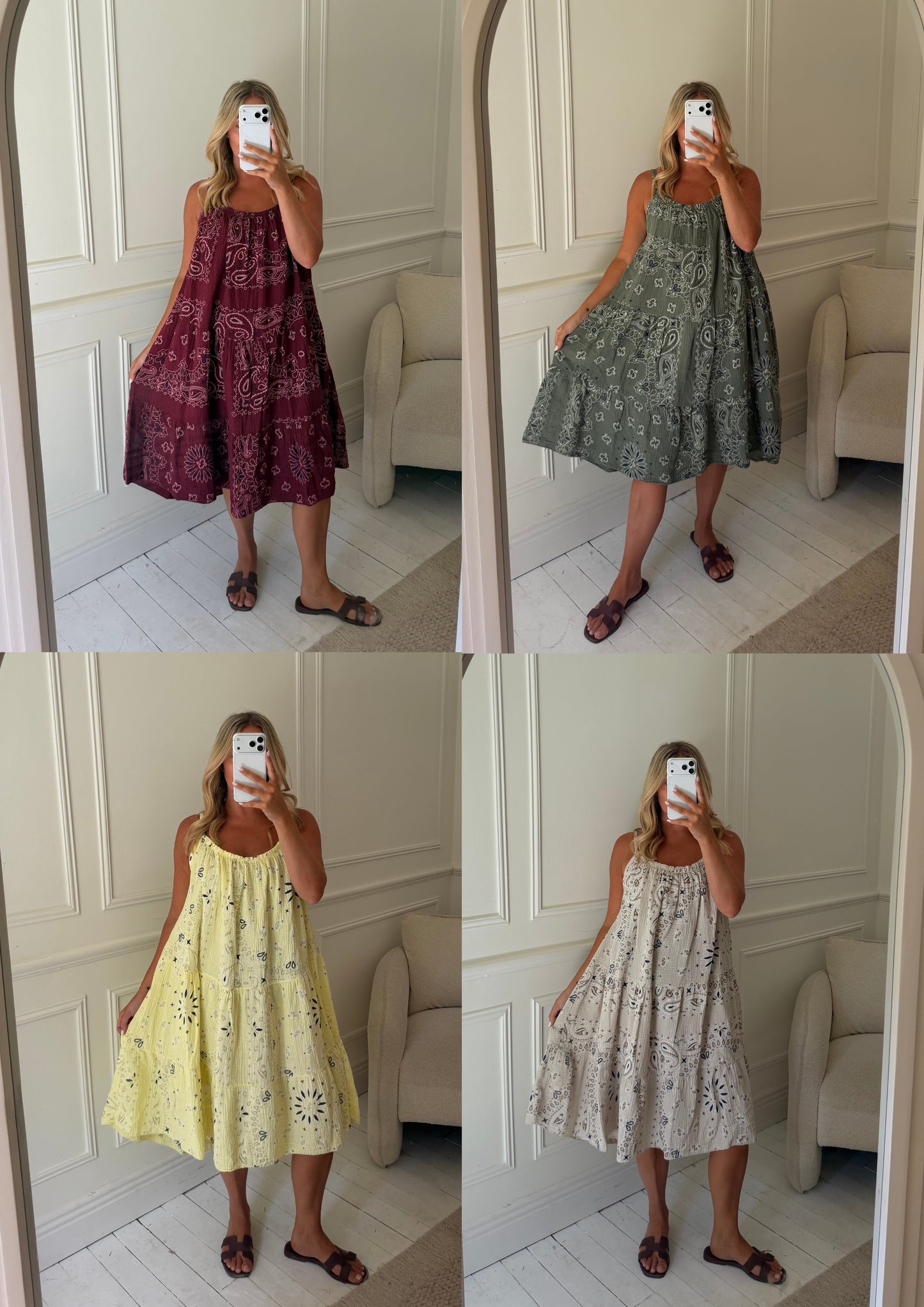 COTTON SUMMER DRESS 100% COTTON