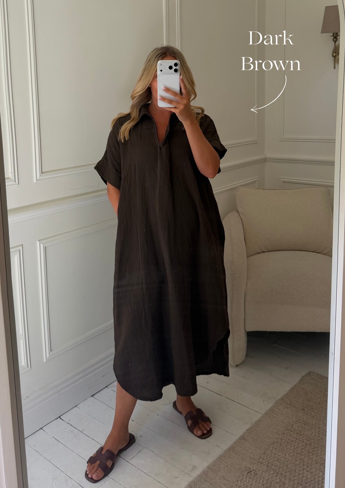 Kaftan Inspired Cotton Dress
