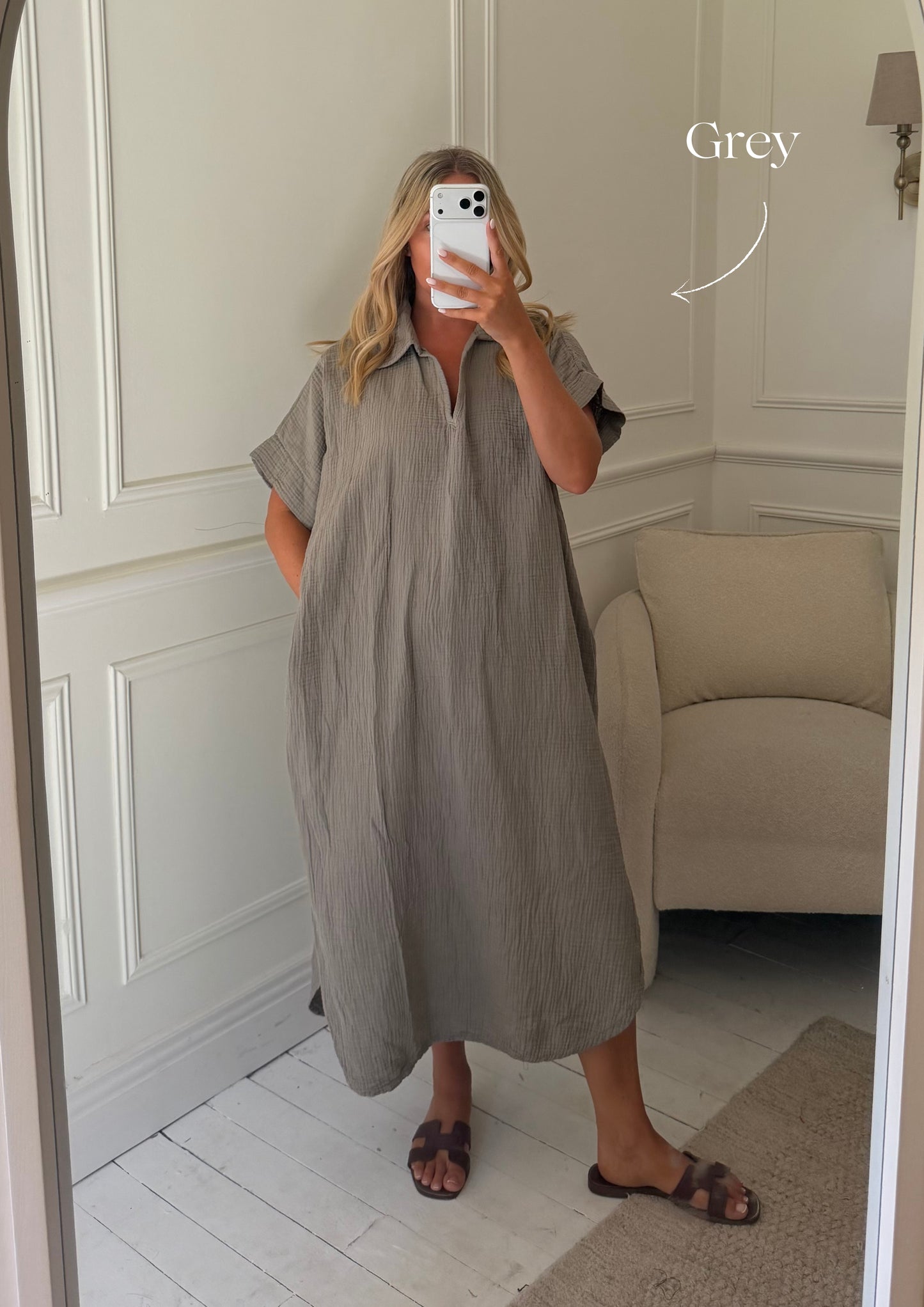 Kaftan Inspired Cotton Dress