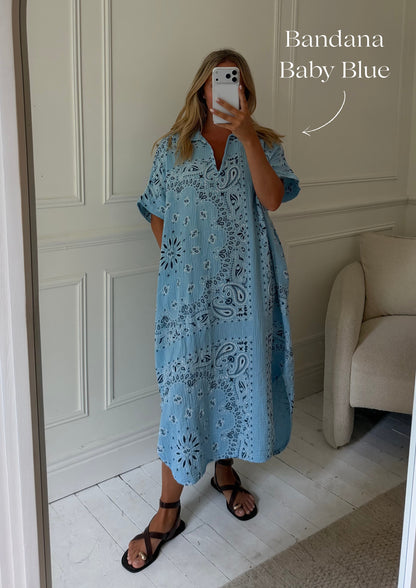 Kaftan Inspired Cotton Dress