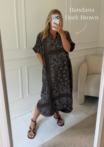 Kaftan Inspired Cotton Dress