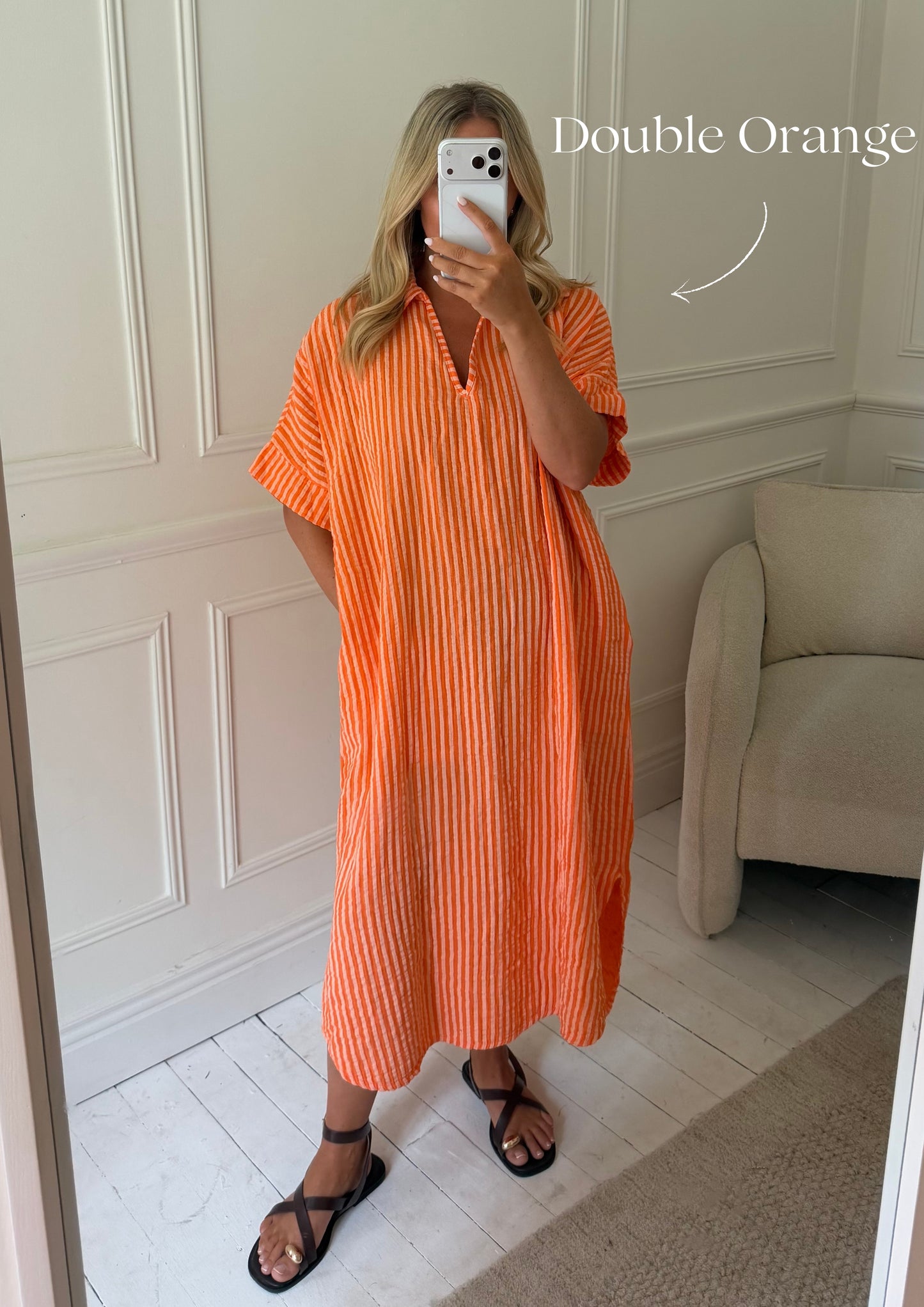 Kaftan Inspired Cotton Dress