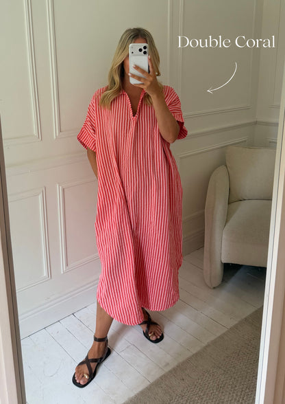 Kaftan Inspired Cotton Dress