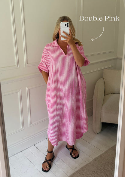 Kaftan Inspired Cotton Dress