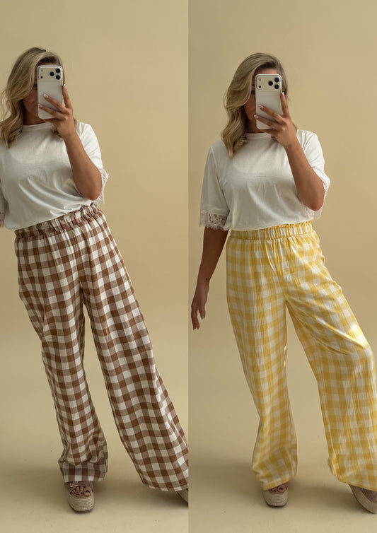 GINGHAM TROUSER