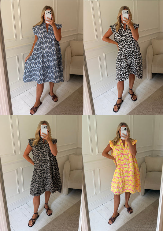 Cotton Smock Dress