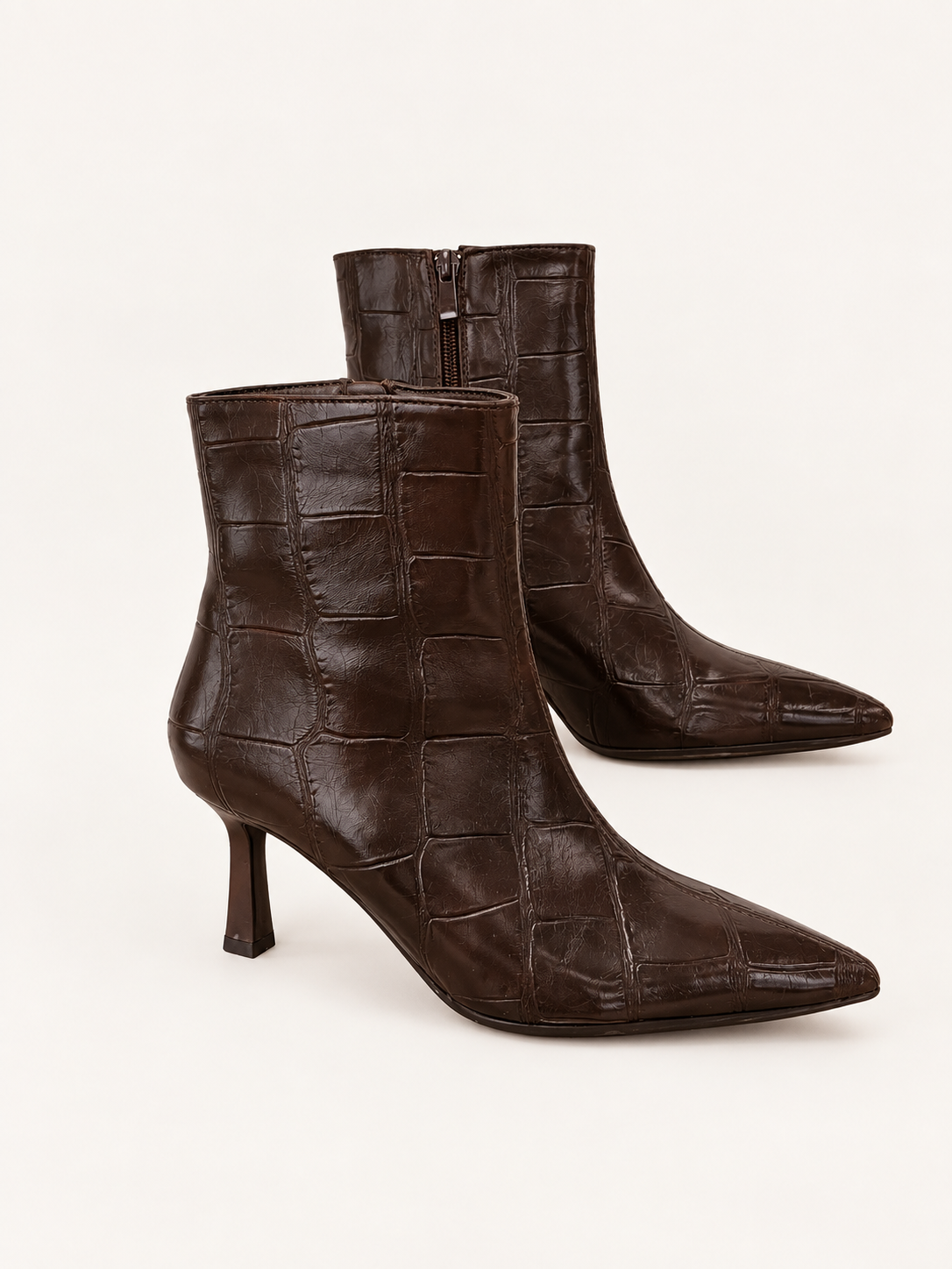 CROC ANKLE BOOTS