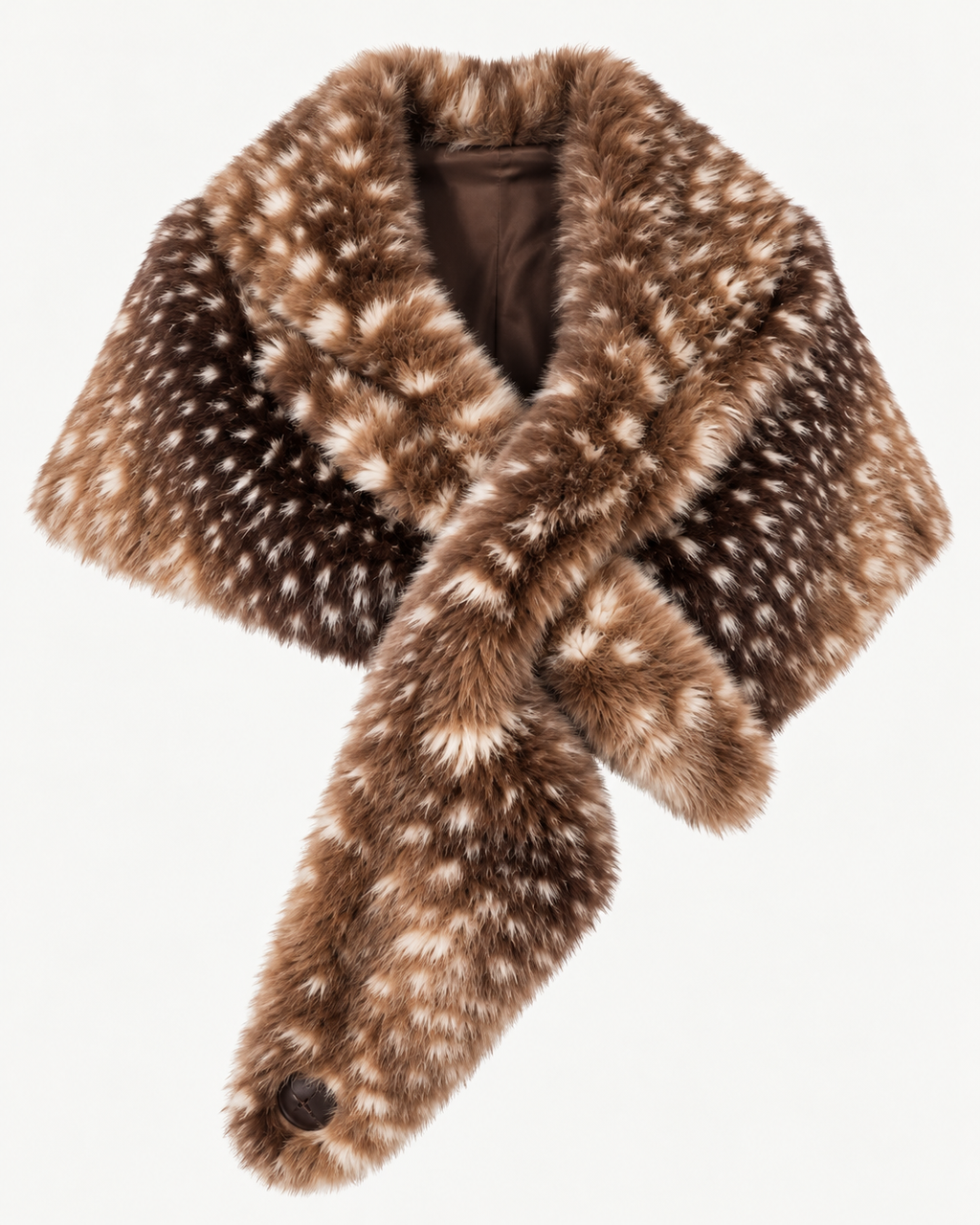 Bambi/Fawn Faux Fur Shawl