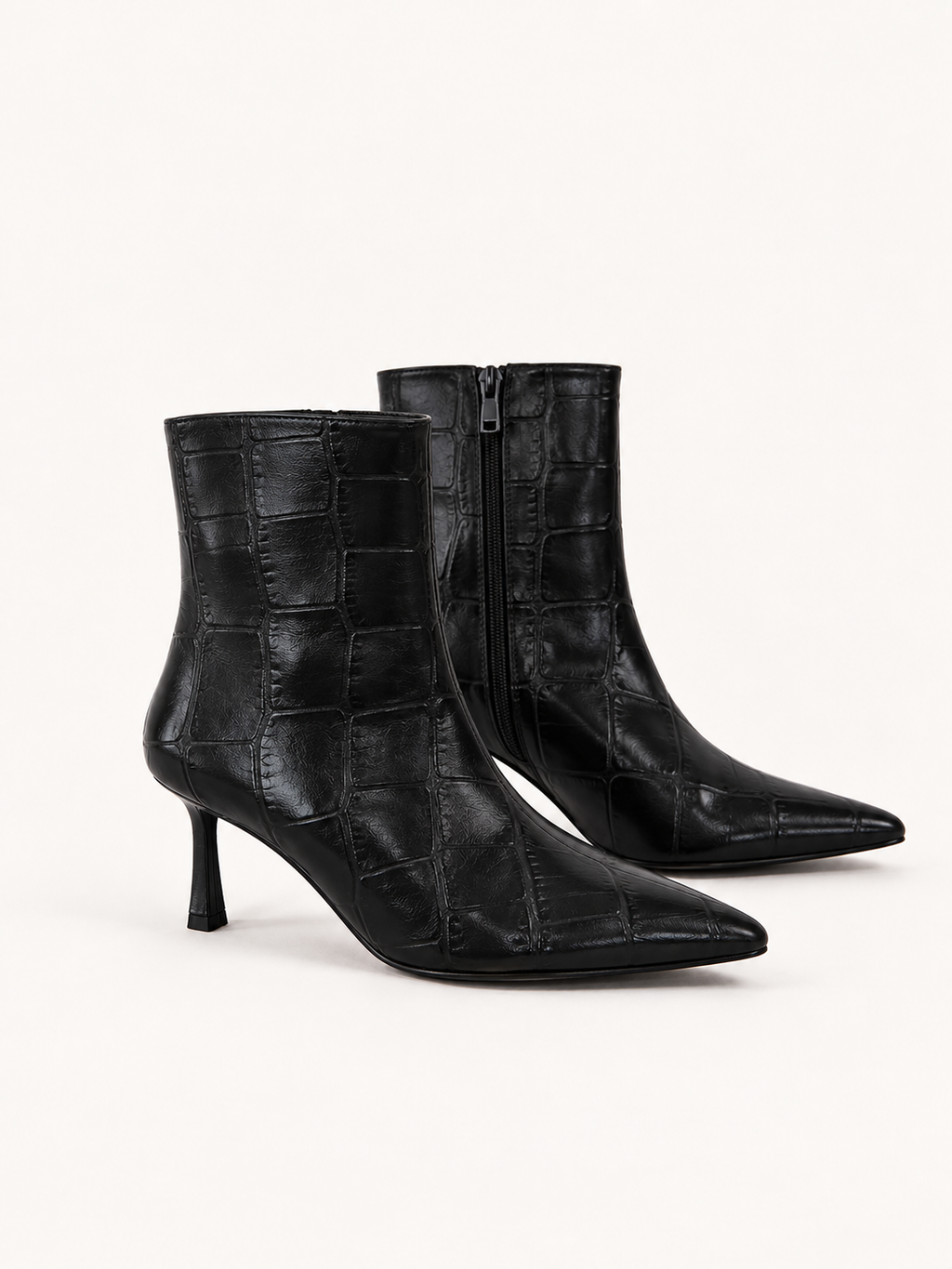 CROC ANKLE BOOTS