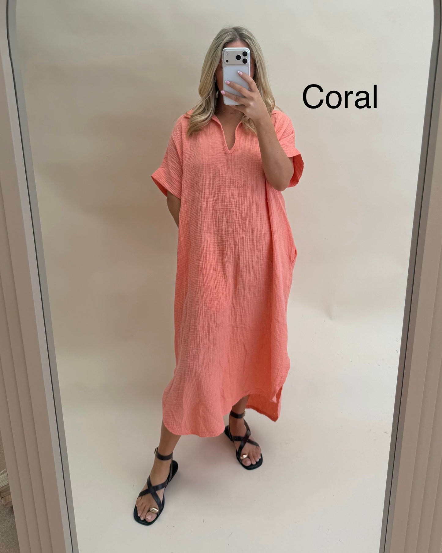 Kaftan Inspired Cotton Dress