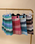 Striped Crochet Knit Shorts