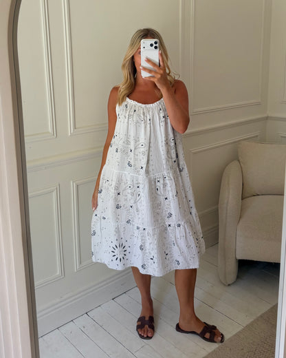 COTTON SUMMER DRESS 100% COTTON