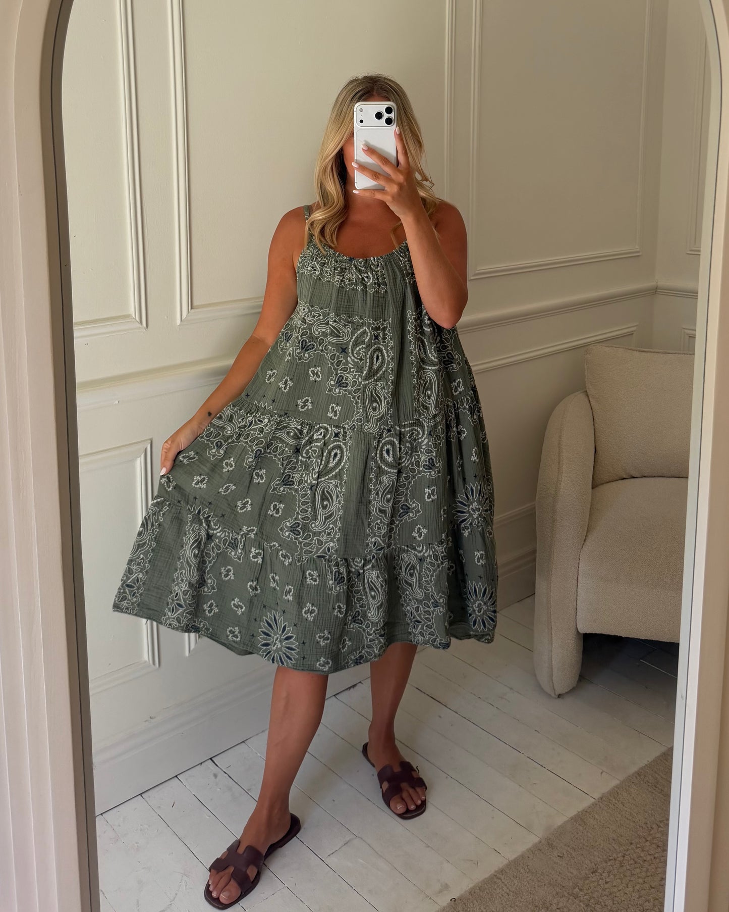 COTTON SUMMER DRESS 100% COTTON