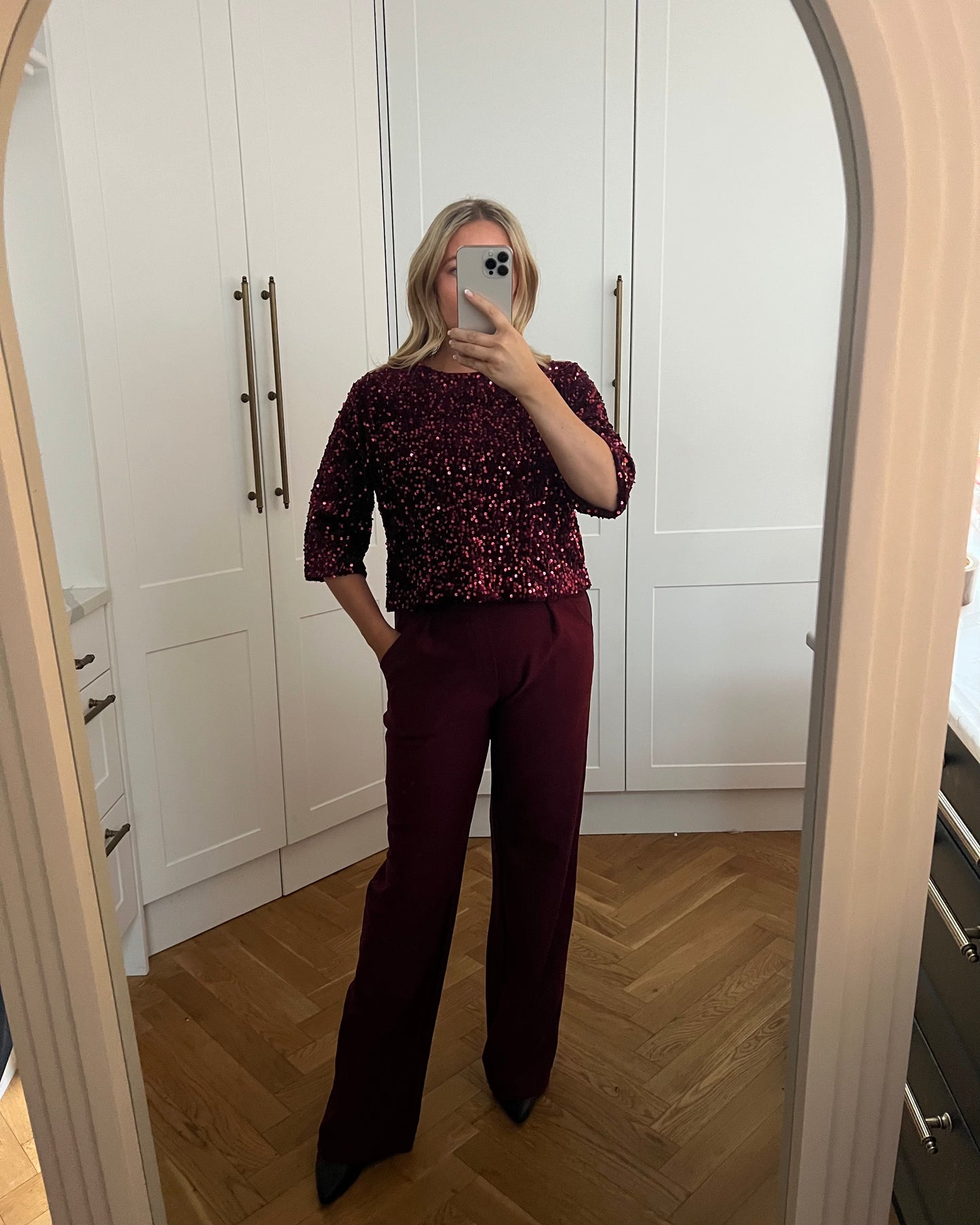 TAILORED STRAIGHT LEG TROUSERS