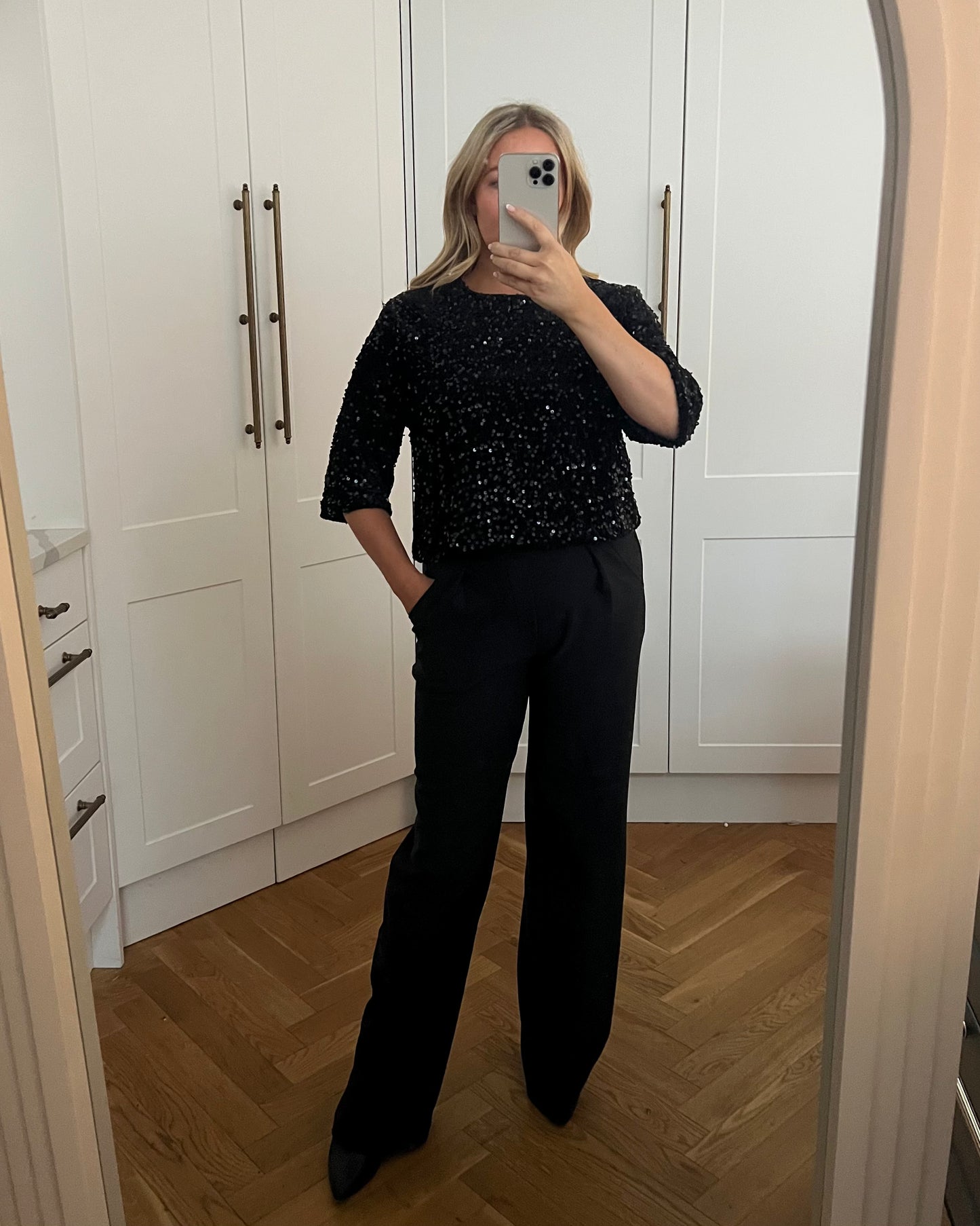 TAILORED STRAIGHT LEG TROUSERS
