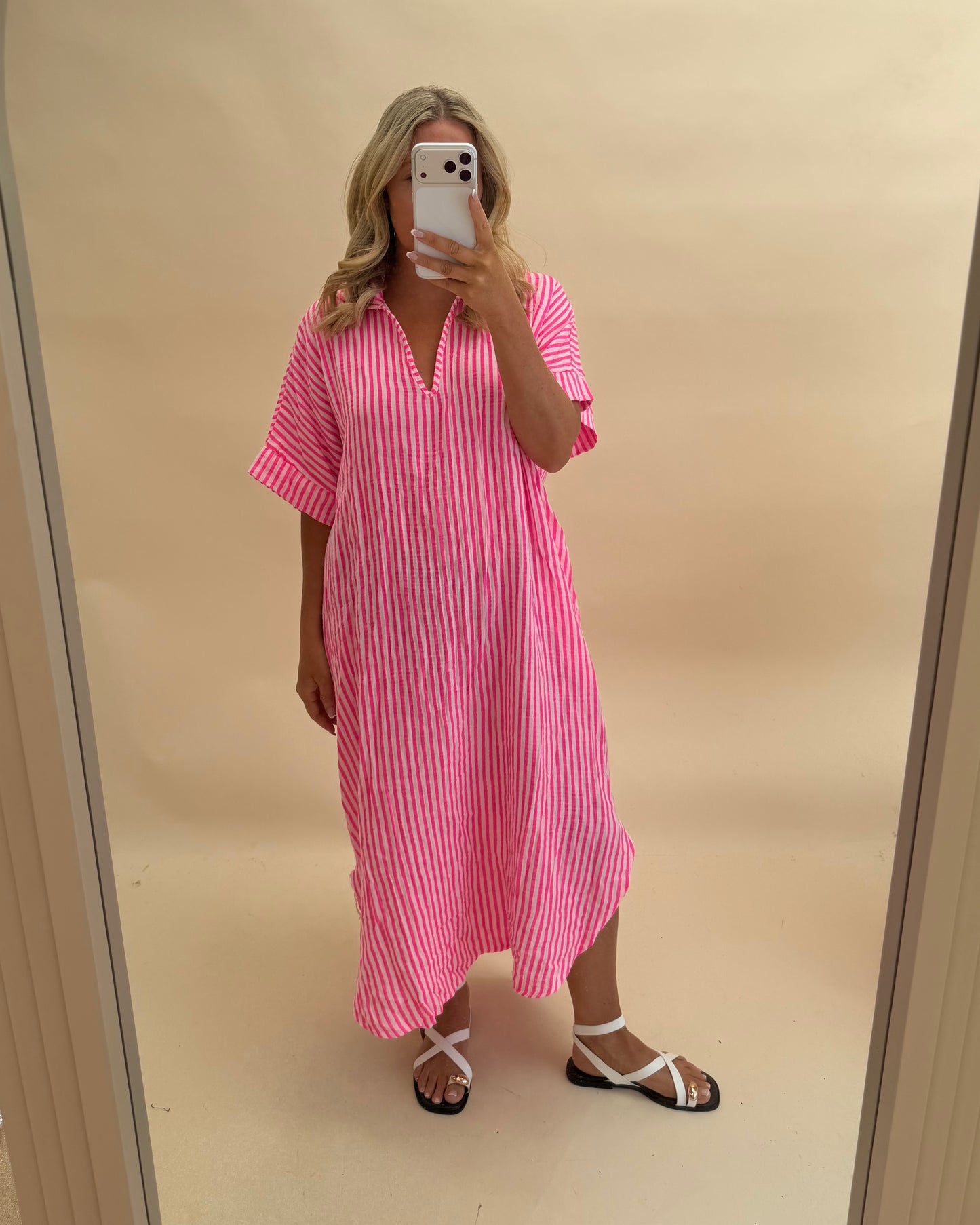 Kaftan Inspired Cotton Dress