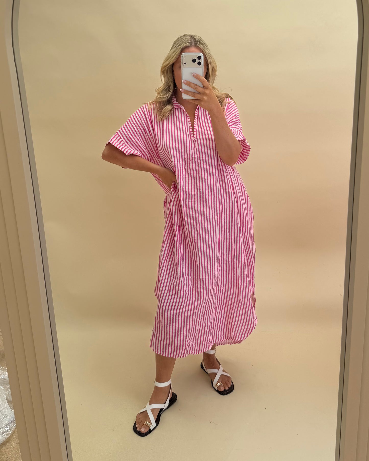 Kaftan Inspired Cotton Dress