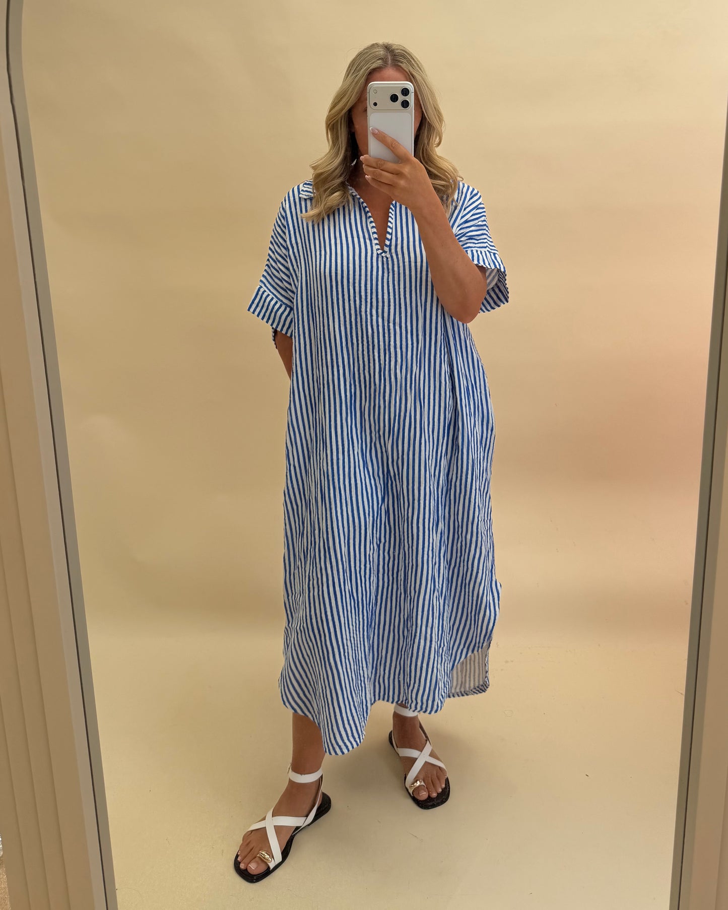 Kaftan Inspired Cotton Dress