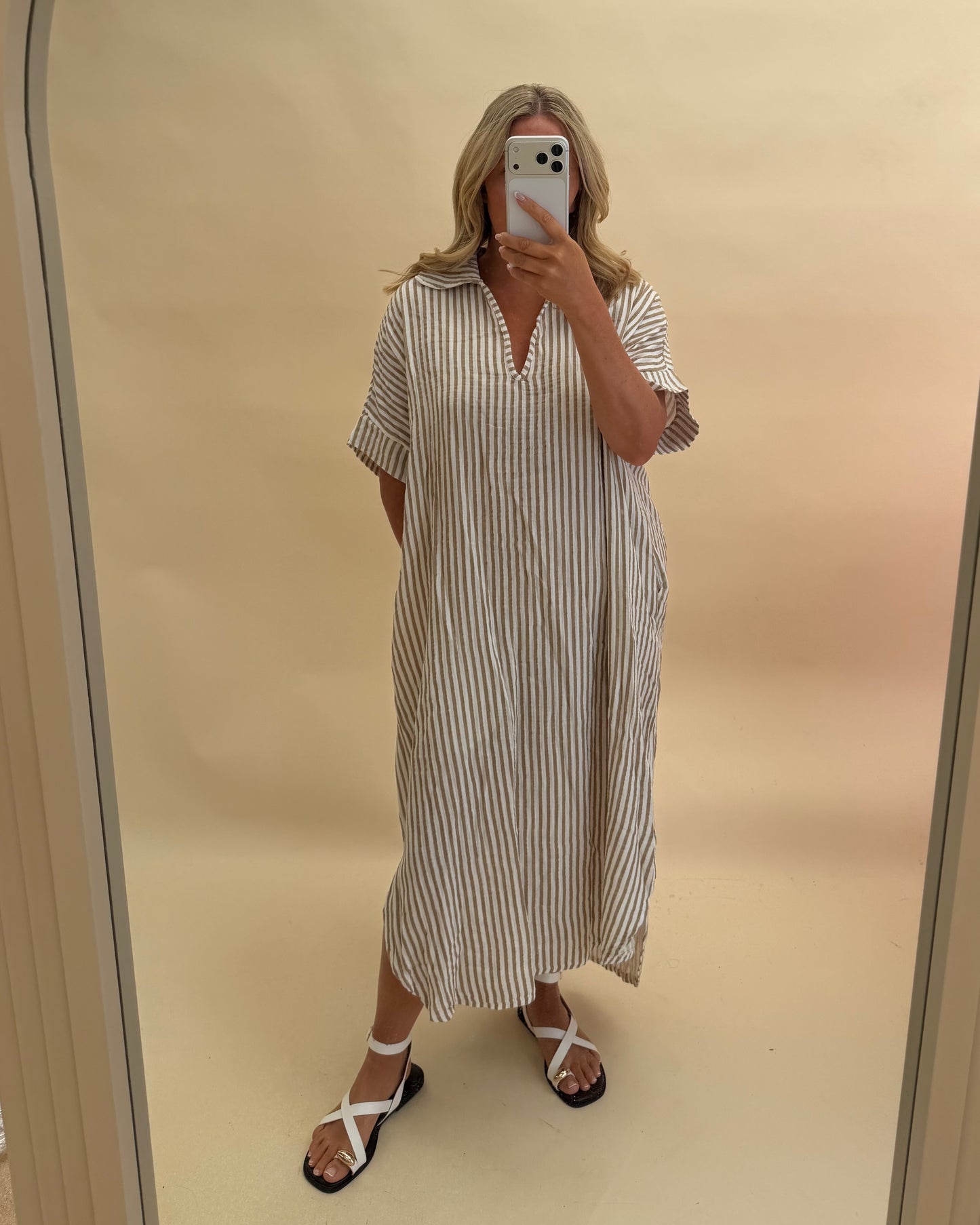 Kaftan Inspired Cotton Dress